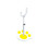 MultiPurpose Exhibition Stand Adjustable Height Crotch Grip Doll Holder Yellow 1
