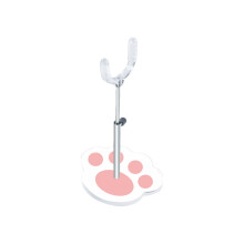 Adjustable Height Doll Display Stand For 1/11 1/12Inch Collectible Doll Light pink