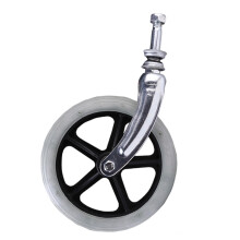 Highly Capacity Wheelchair Front Forks Set Steel Structure For Grey 7 inches