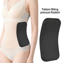 Lumbar Support Cushion With Side Waist Design For Comfort And Shaping Waist Pad Black