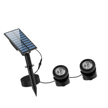 2 Units Solar Pool Lights Exterior Immersible Color Shifting IP68 Waterproof 2 pack