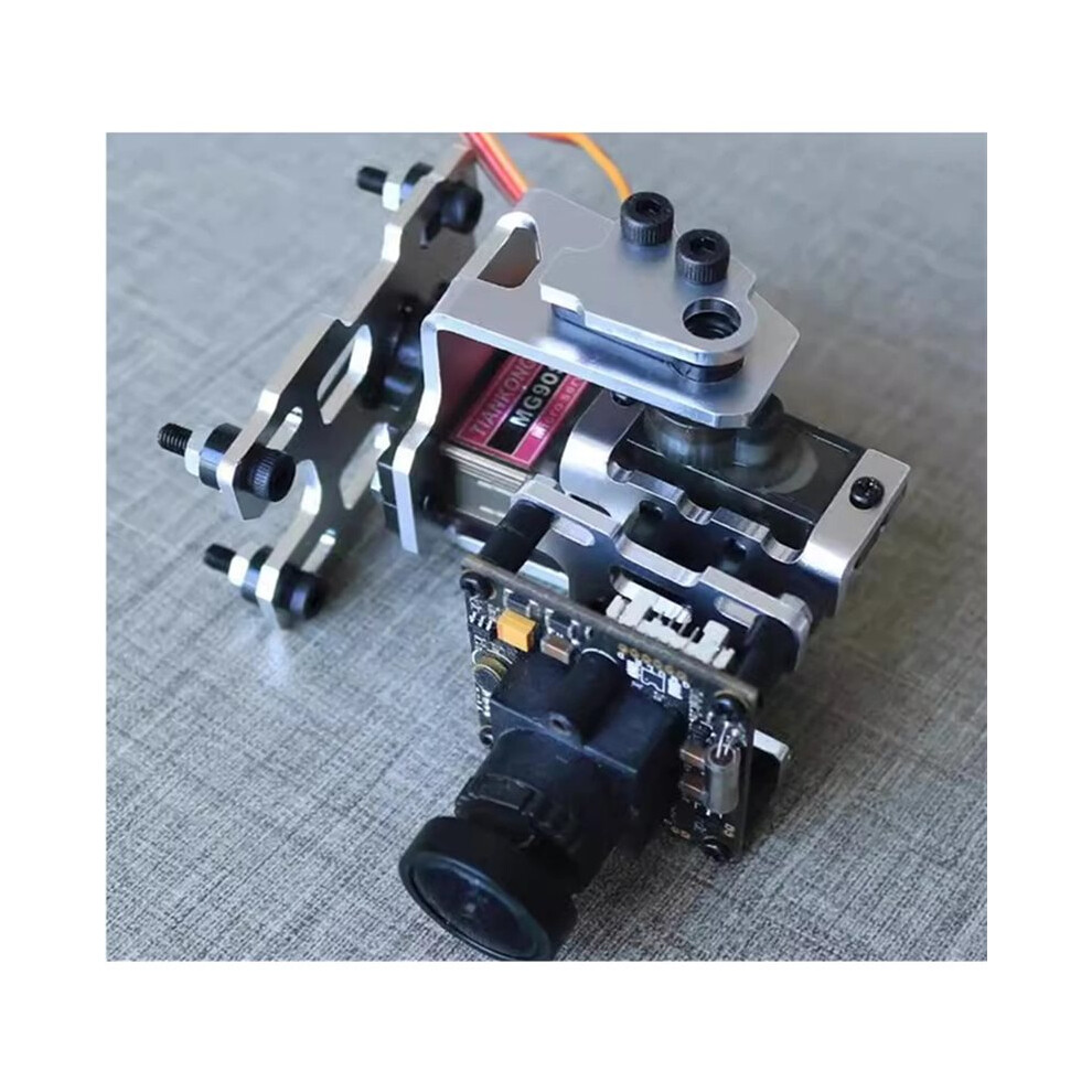 New 2 Axis Gimbal Fpv Gimbal With 2 Metal Servos For Model Aeroplane Cameras Aluminum Alloy Highquality Bracket 6033300460186