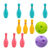 Bowling Set Bright Color Bowling Game for Kids Birthday Party Entertainment Toy XL