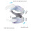 2PCS Adjustable Strap Patella Strap Stabilizers For Running Hiking Badminton  light  P 8