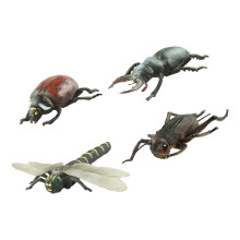 4PCS Simulation Insect Figures PVC Model Figurine for Kids Science Education B