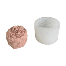 (2) Craft Supplies DIY Crafts Moulds Reusable Ornament Molds Flower Shaped Silicone Molds DIY Candle Molds for Making Candle