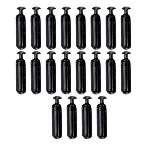 Fly Fishing Lure Jig Rattle Fly Tying Baits Making Accessory Rattle Insert Black type 1