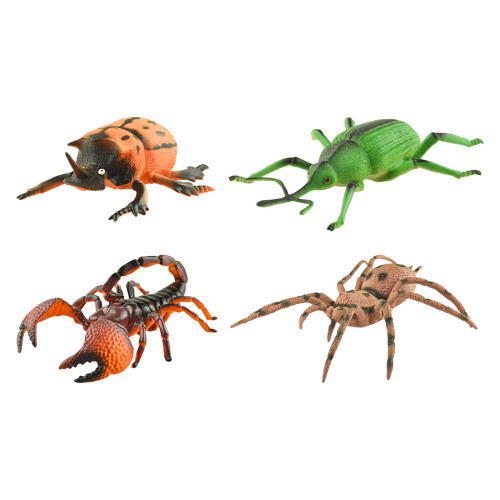 Simulation Insect Figures 4PCS for Classroom Teaching and Indoor Entertainment C