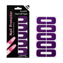 Pet Film Nail Guards Stickers Simple To Apply Without Fuss Home Nail Art Decals Purple