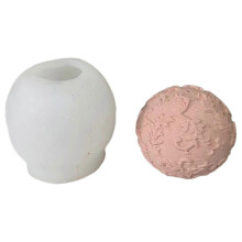 (5) Craft Supplies DIY Crafts Moulds Reusable Ornament Molds Flower Shaped Silicone Molds DIY Candle Molds for Making Candle