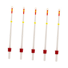 5pcs Winter Fishing Rod Bites Strikes Indicator 10cm Rod Top Tip Plastic Top 100mm