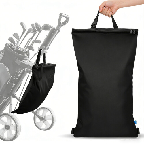Portable Push Cart Organizer Cart Backside Extension Storage Bag Enduring