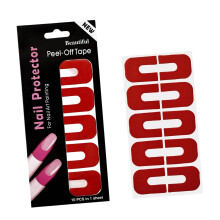 Flexible Pet Finger Shields Nail Polishing Protectors Fit All Sizes For Manicures Red