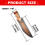 Practical Leather Tool Sheath Horizontal Mounting for Cycling Hiking Essential Section B 4