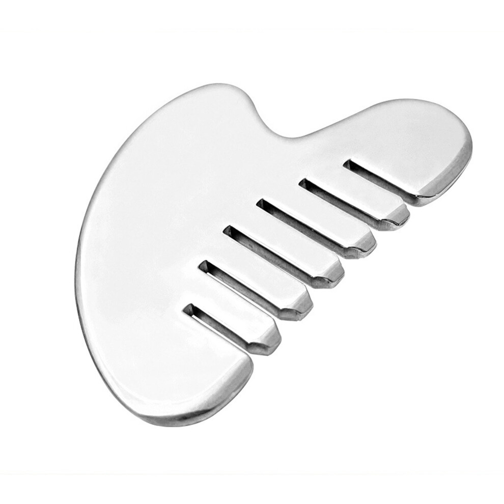 Steel Gua Sha Scraping Board for Beauty Tool & Health Care Face Contourings finger comb