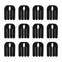 Elastic Therapeutic Tape 12 Sheets Pack Muscle Support For Active Lover Black