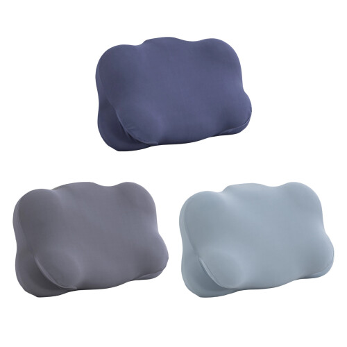 Highly Density Contoured Memory Foams Sleep Pillow For Spinal Alignment Navy blue 1