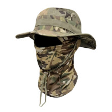Practical Breathable Boonie Hat Scarf For Fishing Hiking And Daily Outdoor Camouflage CP.