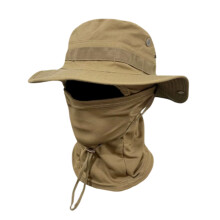 Multipurpose Windproof Sun Hat Face Cover For Fishing Mountaineering Adventure Khaki