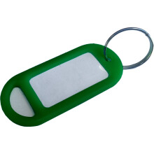 Bulk Hardware Key Ring Label Tags And Rings 48mm Green Trade 5 Label Tags
