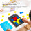 Intelligent Educational Toy With LED Screen And Teaching Mode Brain Development Game White 4