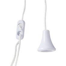 Dzina Pull Cords Bathroom Ceiling Light 2 PACK Quality Replacement Cord Pull for Ceiling Switch - Durable Bathroom Light Pull Cord & Bathroom Pull Co