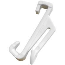 Fort Fasteners Curtain Rail Gliders To Fit Harrison Superwhite Track White Maxi 25 Gliders