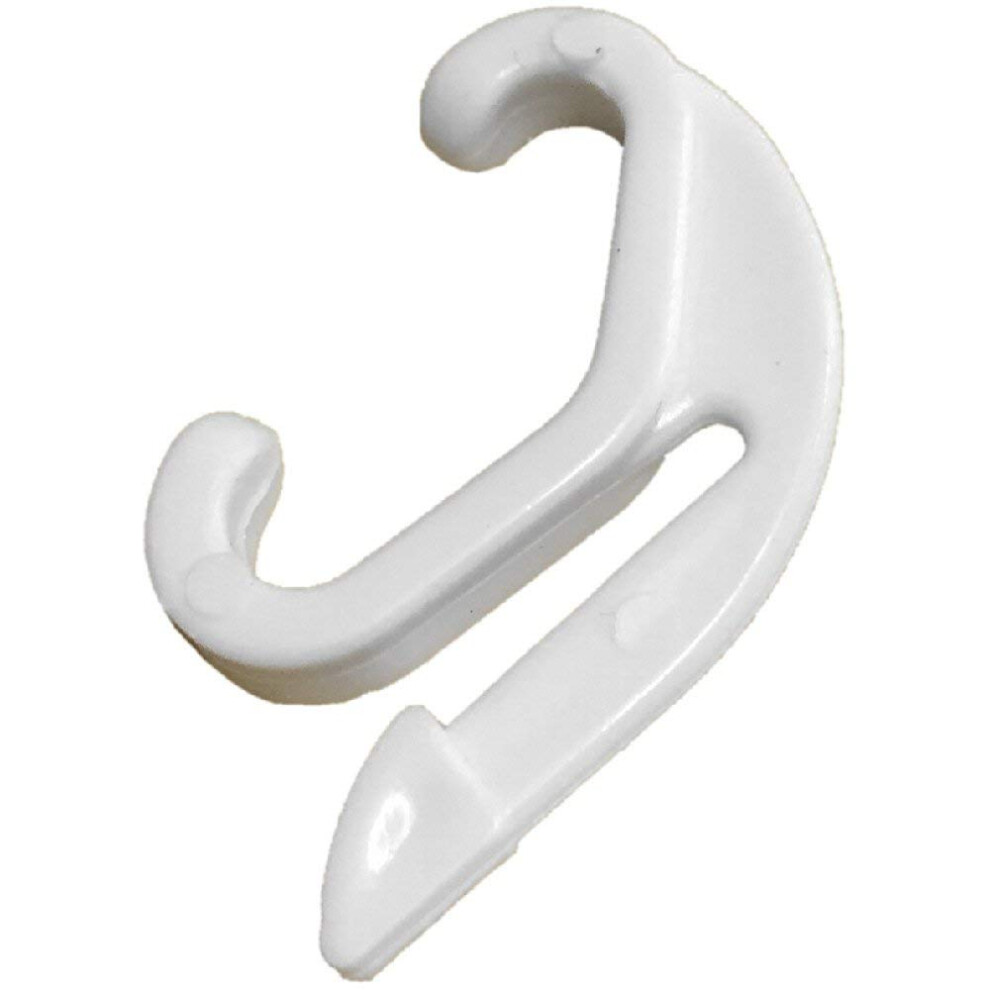 Fort Fasteners Curtain Rail Gliders To Fit Swish Valance Track White Mini 5 Gliders 5057670044624