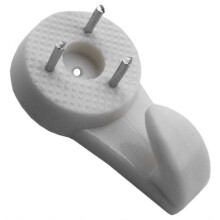 Fort Fasteners Plastic Hardwall Hooks Medium 30mm (1. 3/16 Inch) Off White 48 Hooks