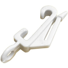 Fort Fasteners Curtain Rail Gliders To Fit White/silver Drape (1967) Track White Maxi 18 Gliders