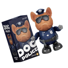 Kids Animated Dog Officer Toy Sing Dance And Spin Around Birthday Gift
