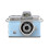 Ultra Light 25g Portable Camera Clip On for Easy Attachment Blue 1