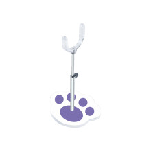 Adjustable Height Doll Display Stand For 1/11 1/12Inch Collectible Doll Purple