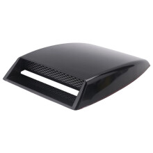 Universale Cappuccio Della Copertura di Ventilazione del Cofano del Cofano Della Presa del Flusso D'aria Decorativo Nero Automatico 'automobile