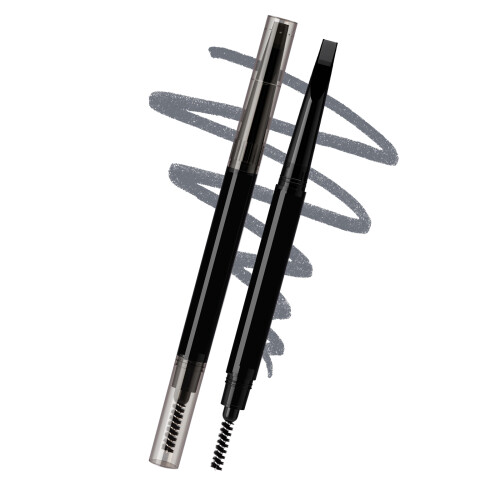 2 Function Makeup Tool Eyebrow Liner Pencil Simplifies Beauty Routine Dark Brown