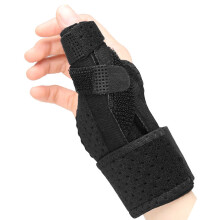 Professional Wrist Thumb Support Brace For Tendonitis Pains And Recovery Black right