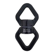 Rotational Swivels 360 Degree Rope Swivels Connectors for Hammock Rock Climbing Black