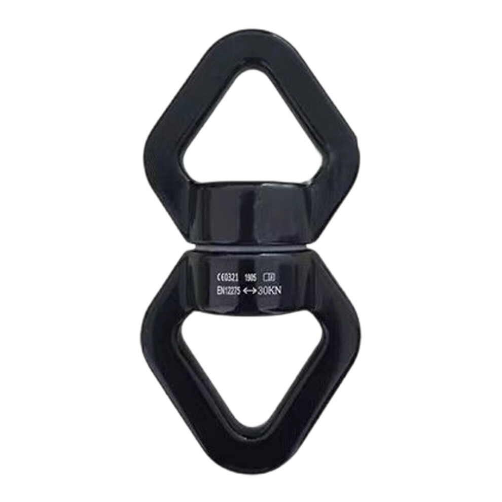 Rotational Swivels 360 Degree Rope Swivels Connectors For Hammock Rock Climbing Black 7696002249559