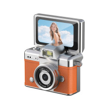 Mini Keychain Camera Photos 1080P Videos Portable for Adventure Seekers Orange