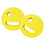 2pack Nonslip Handheld Float Board Light weight Swim Training Aids Ergonomic Yellow 1