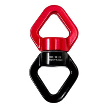 Rotational Swivels 360 Degree Rope Swivels Connectors for Hammock Rock Climbing Redblack