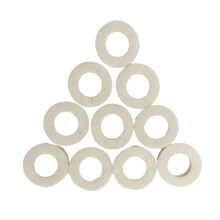 Non Slip Felt Pads Long Lasting Wear Resistance Pads for Brass Instrument Keys White