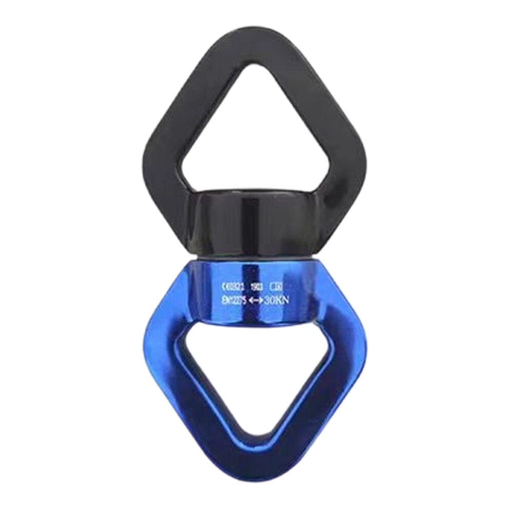 Hammock Swing Climbing Swivels 360 Degree Rotational Rope Swivels Connectors Blue Black 7696002249573