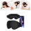 Adjustable Rope 3D Eye Mask Memory Foam Filling Blocks Light Completely Pink 3