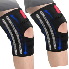 Knee Brace Protector Knee Support Sleeve For Running Basketball Gym Workout two