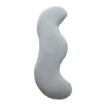 Supportive Peas Pod Long Body Pillow For Adults With Removable Washable Cover Grey middle