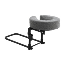Home Massage Bed Headrest Featuring Washable Cover And Convenient Storage Gray