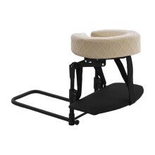 1 Set Portable Bed Massage Headrest Featuring Folding Design For Travel Offwhites hand