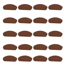 20PCS Thigh Comfort Pads Elastic Anti Chafing Stickers For Running And Biking Brown