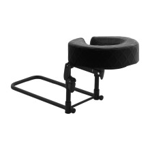 1 Set Portable Bed Massage Headrest Featuring Folding Design For Travel Use Black